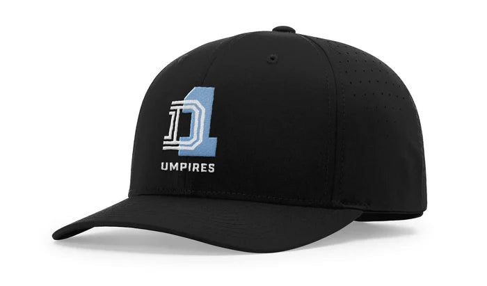 Richardson 753 Black 8-Stitch Performance Ignite LT Umpire Hat (LL WA D1)