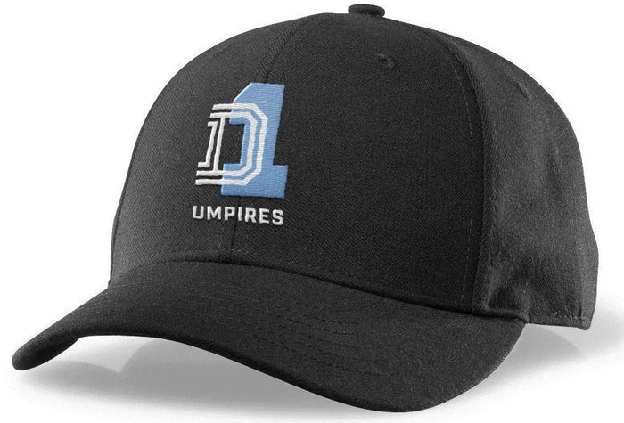 Richardson Black 6-Stitch Base Umpire Hat (LL WA D1)
