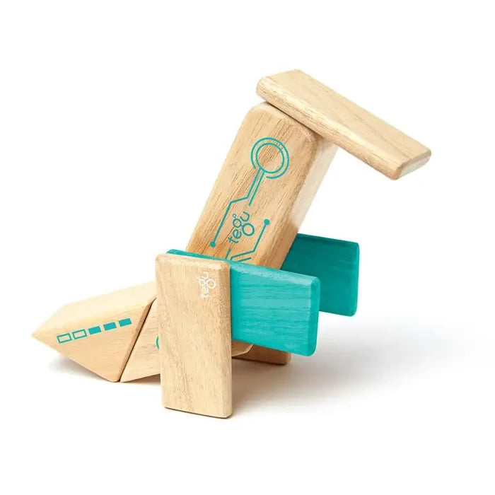 Robo - Magnetic Wooden Block Set