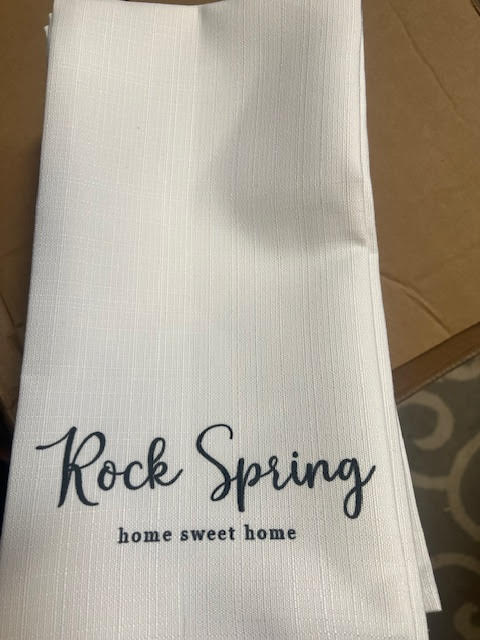 Rock Spring Home Sweet Home Tea Towel