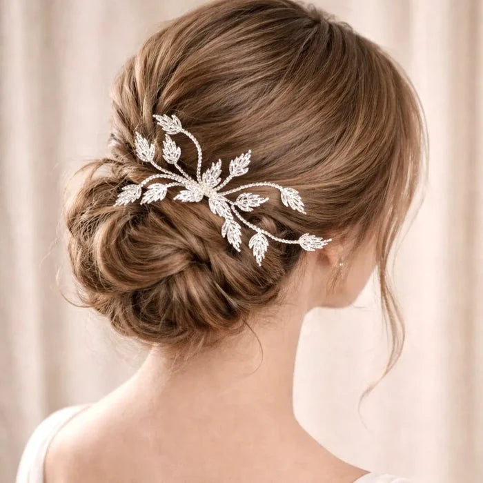 Wedding Hair Accessories - Silver Crystal Bridal Hair Comb