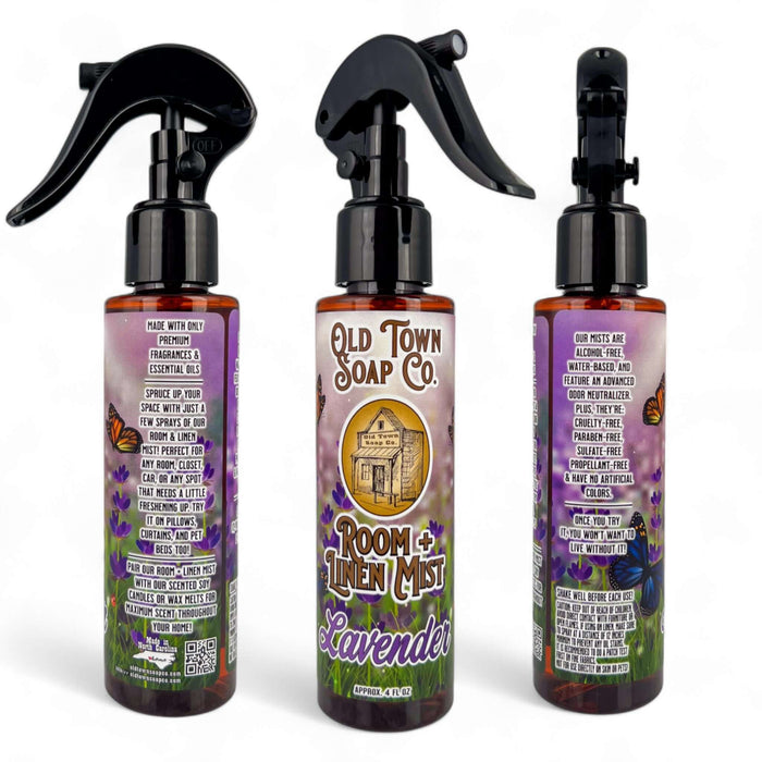 Room + Linen Mist *New Packaging* - Choose Your Scent - Old Town Soap Co.