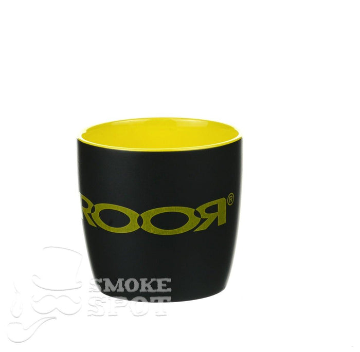 ROOR Mug Yellow Yellow Inside premium glass mug with vibrant yellow interior