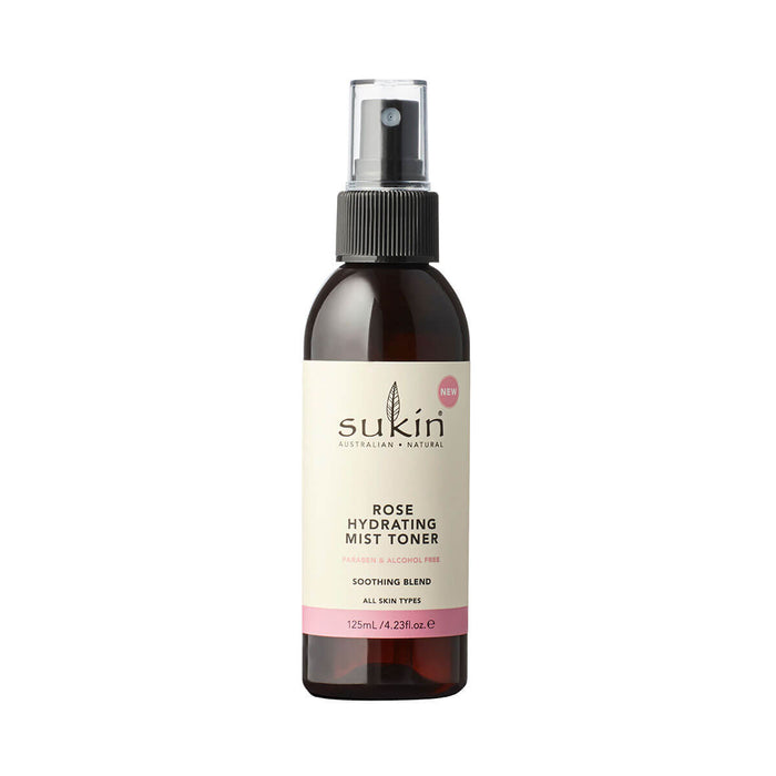 Rose Hydrating Mist Toner spray bottle