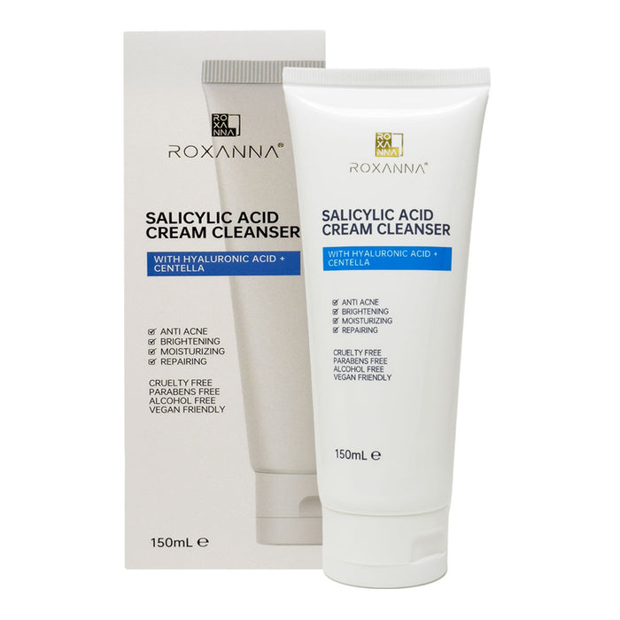 Roxanna Salicylic Acid Facial Cleanser – Acne Control Face Wash for Clear, Hydrated Skin (150ml)