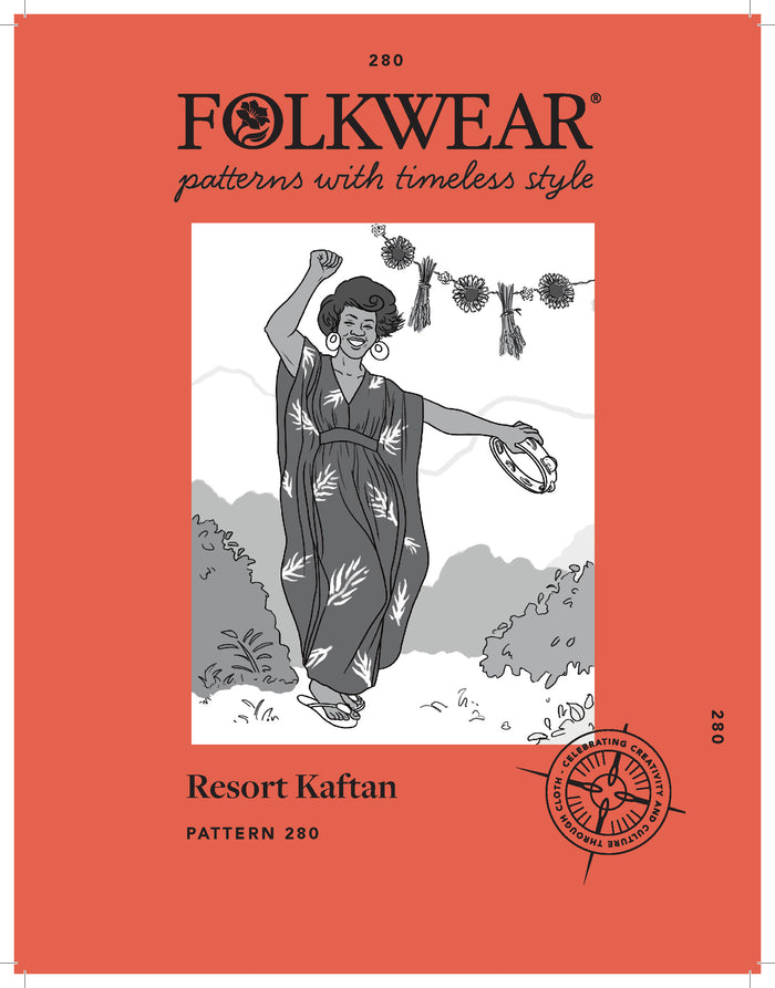 280 Resort Kaftan - small torn tissue