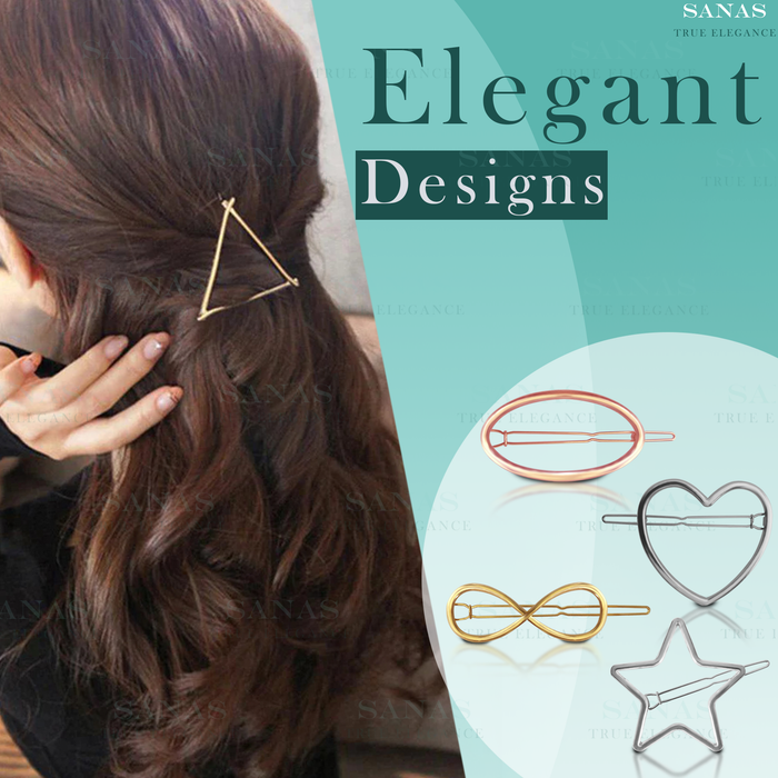Durable rust-resistant metal hair pins
