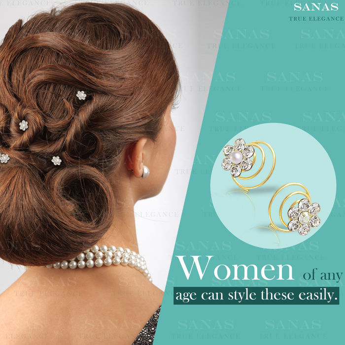 Decorative Crystal Hair Accessories for Weddings and Parties