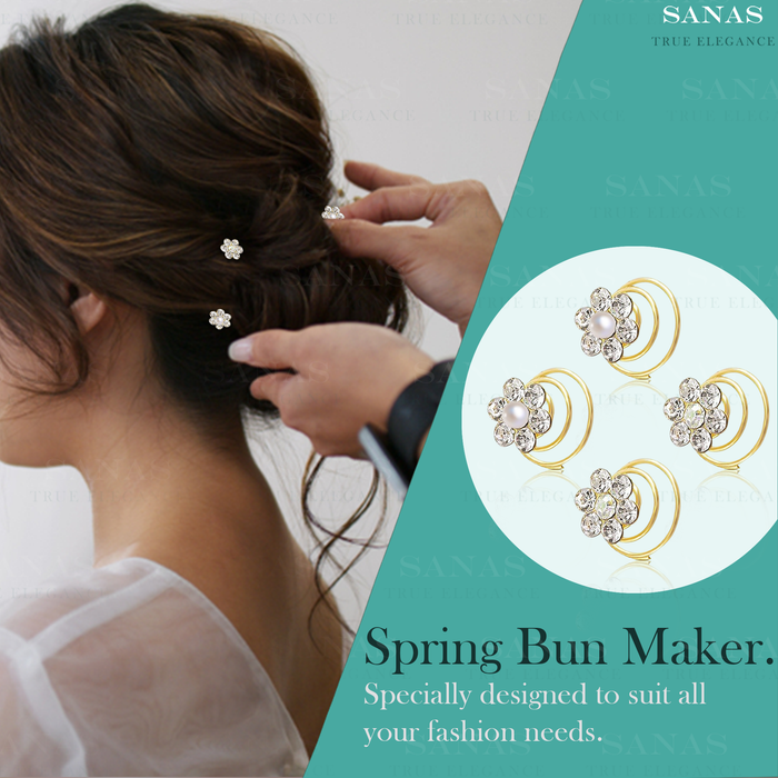 Bridal Crystal Bun Pins for Elegant Hairstyles