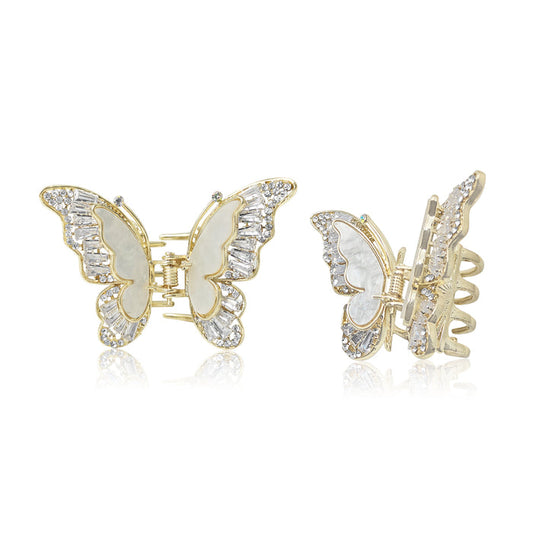 SANAS Double Wing Resin Butterfly Hair Clip premium hair accessories for women