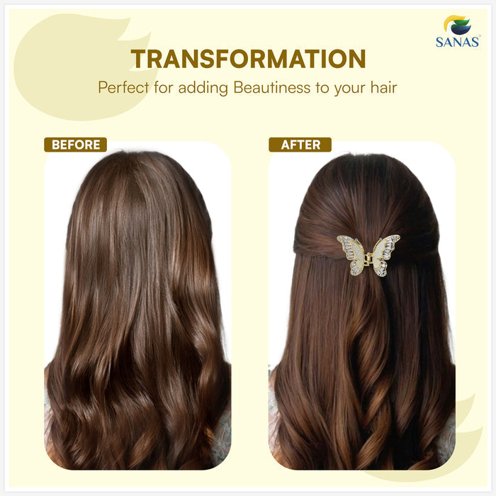 Decorative butterfly hair clutcher hair accessories for women