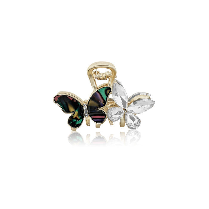 SANAS Duo Butterfly Hair Clip hair accessories for women with crystal butterfly design
