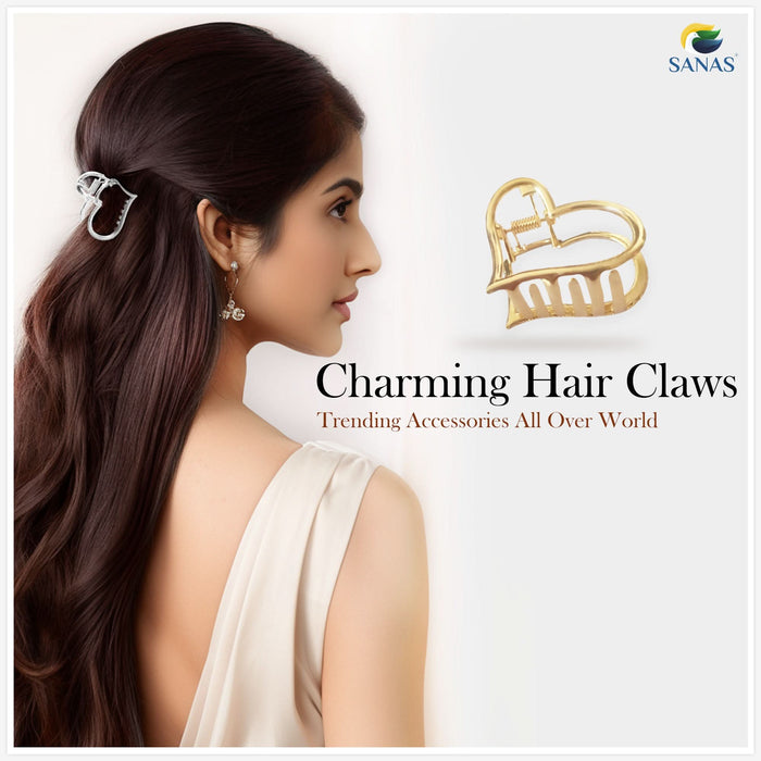 SANAS geometric metal hair accessories for women