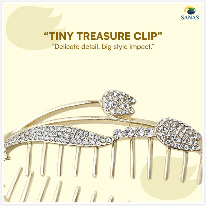 Premium metal hair clip hair accessories for women for party wear