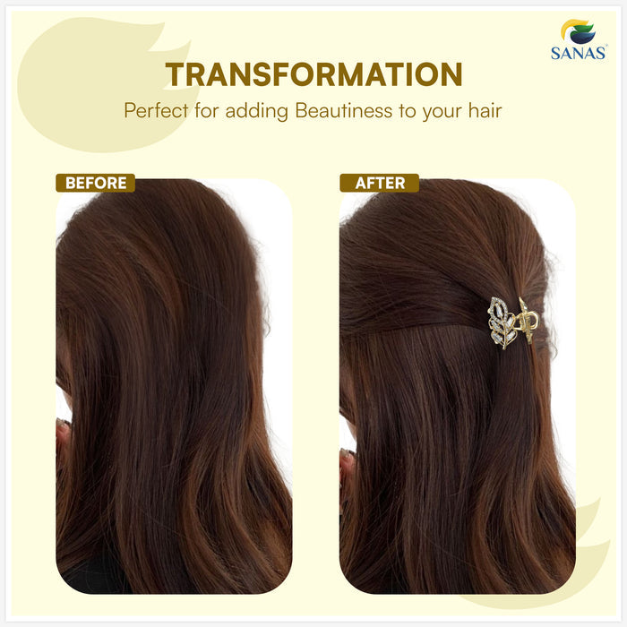 Stylish diamond hair clip for women with secure grip and premium finish