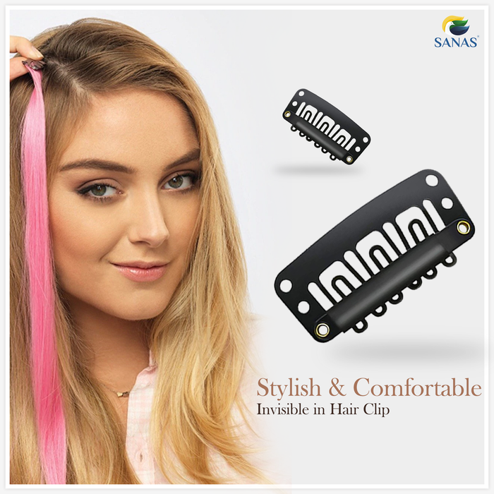 Strong metal snap hair clips for women and girls