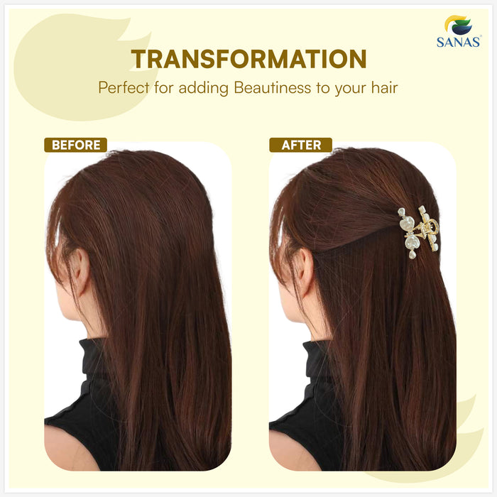 Korean-inspired white shell hair clip among trendy Hair Accessories For Women