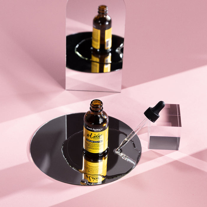 Saw Palmetto, Jamaican Black Castor & Grapeseed Elixir Coily Hair Oil