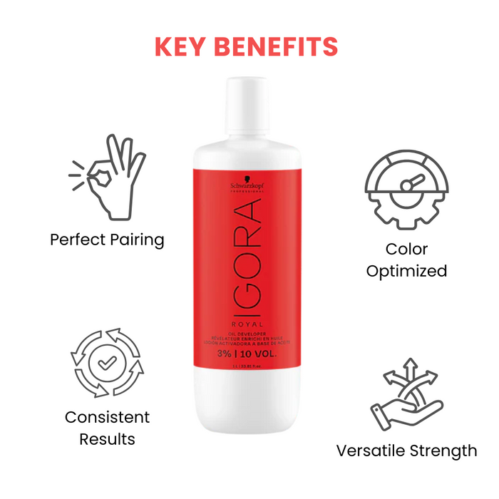 SCHWARZKOPF IGORA 3% OIL DEVELOPER 10VOL - 1000ML
