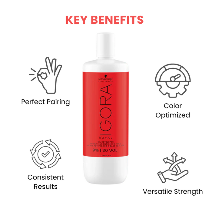 SCHWARZKOPF IGORA 9% OIL DEVELOPER 30VOL - 1000ML