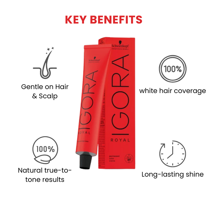 SCHWARZKOPF IGORA ROYAL HAIR COLOR SHADE NO 6-88 (60ML)-MRP-425