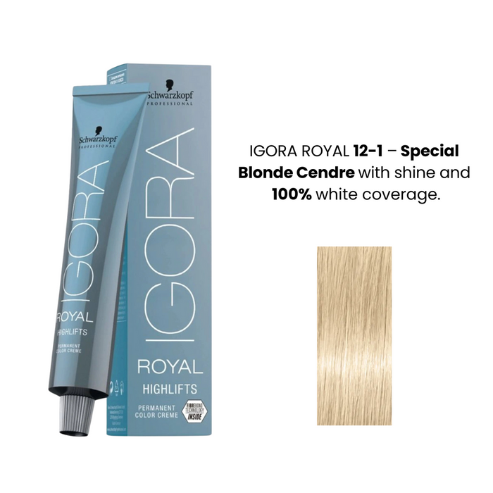 SCHWARZKOPF IGORA ROYAL HIGHLIFTS 12-1 (60ML)