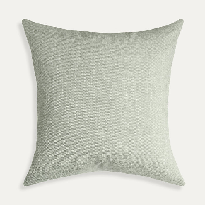 Sea Salt decorative pillow in soft performance woven fabric, made-to-order with short lead times, crafted in the USA quality design