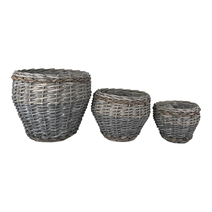 Set of Three Shaped Baskets