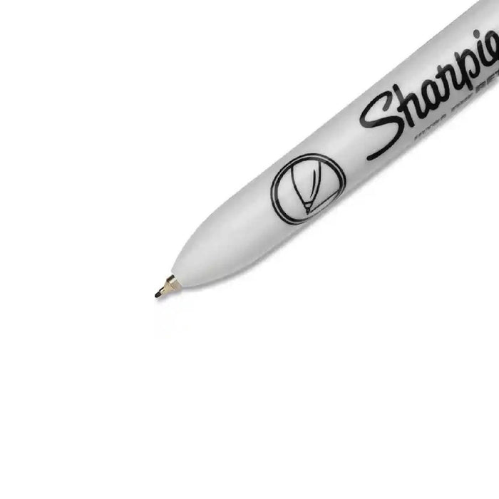 Sharpie Retractable Permanent Marker, Extra-fine Needle Tip, Black - 12 ct