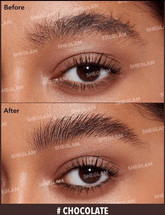 SHEGLAM Hold ‘Em Up Tinted Brow Gel CHOCLATE - - Pinky Cosmetics -- United Arab Emirates -- Pinky Cosmetics