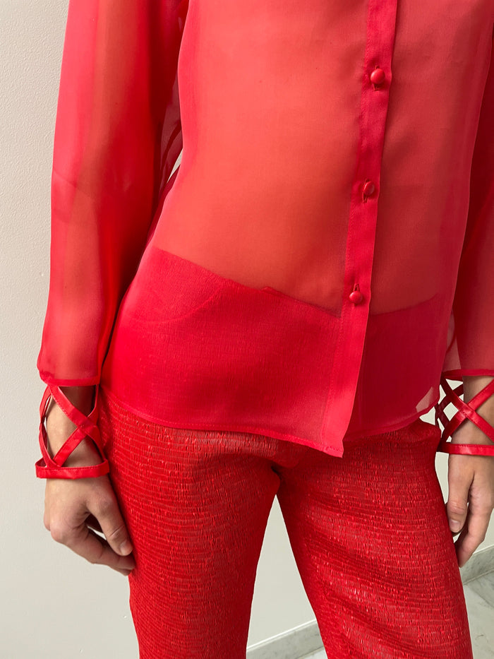 Shirt Lozanges, Red SUPER YAYA