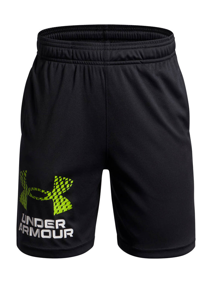 Short de entrenamiento para niño Tech Logo negro Under Armour