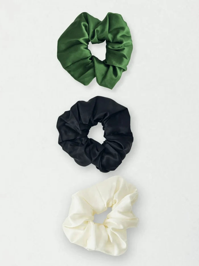 Silk Scrunchie Pack Of 3