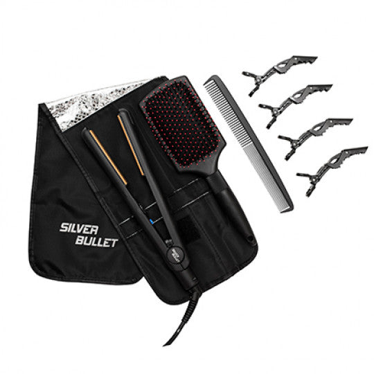 Silver Bullet Attitude Hair Straightener - Black