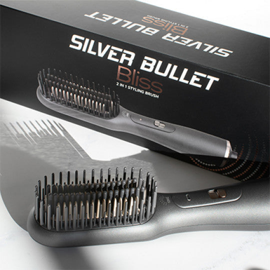 Silver Bullet Bliss 2 In 1 Hot Air Straightener Brush