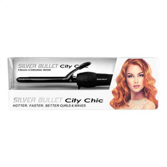 Silver Bullet City Chic Ceramic Curling Iron 13mm
