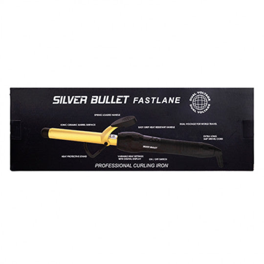 Silver Bullet Curling Iron - Gold Ceramic 19mm