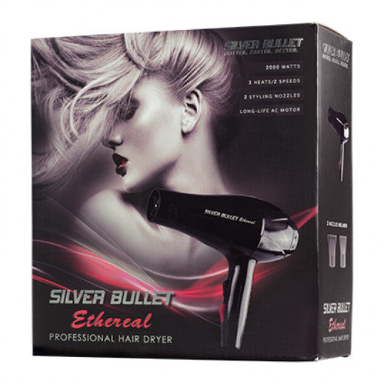 Silver Bullet Ethereal Hair Dryer 2000W - Black