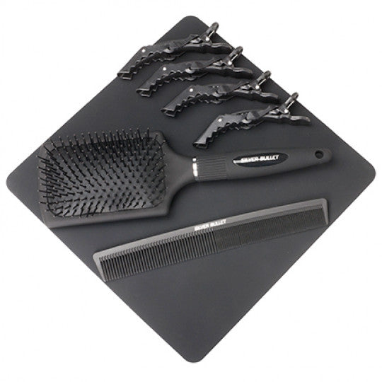 Silver Bullet Keratin 230 Titanium Hair Straightener - Silver Plates 25mm