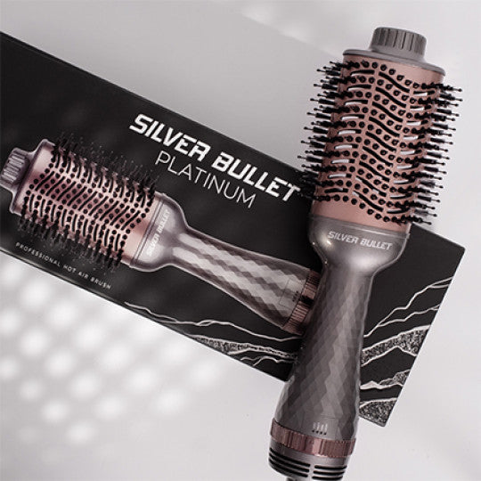 Silver Bullet Platinum Oval Hot Air Brush Medium 58mm