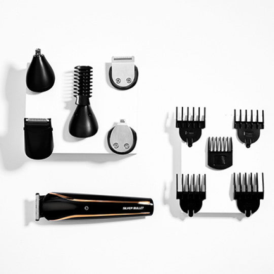 Silver Bullet Secret Service 11 In 1 Grooming Trimmer Kit