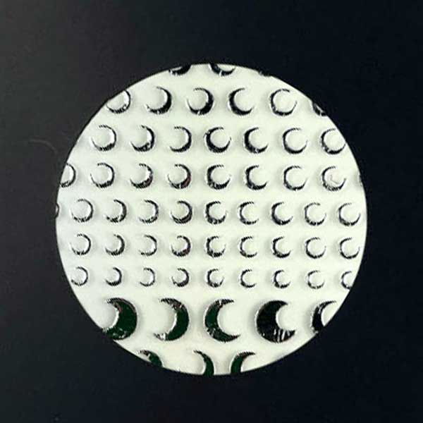 Silver Moons Nail Art Decals
