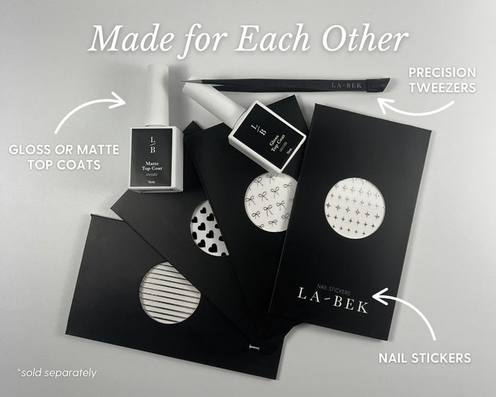 Silver Moons Nail Art Decals