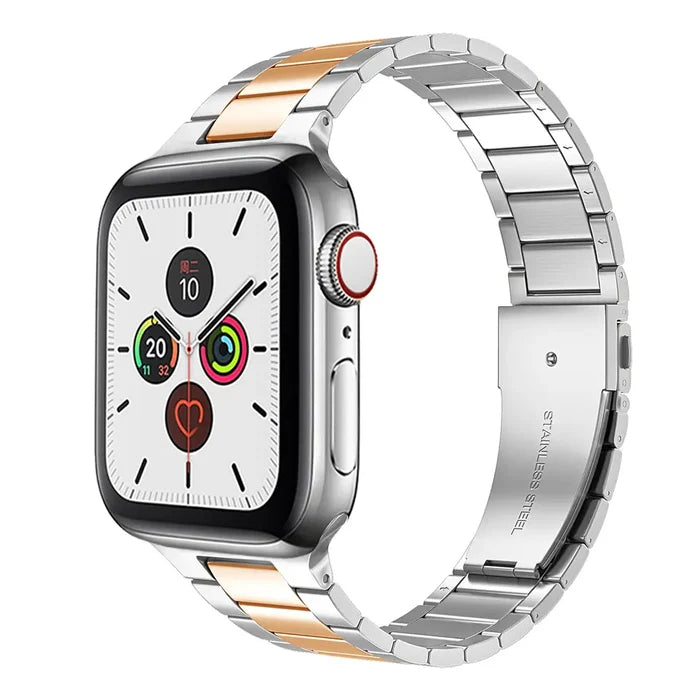 38mm/40mm/41mm/(42mm Series 10-11) / Rose Gold/Silver