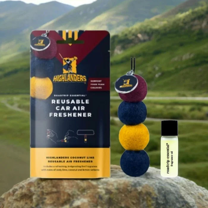 HA Naturally car diffuser Smelly Balls Car Air Freshener - Highlanders Rugby