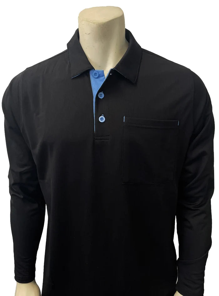 Smitty MLB Replica Black LS Umpire Shirt V3 w/ Numbers