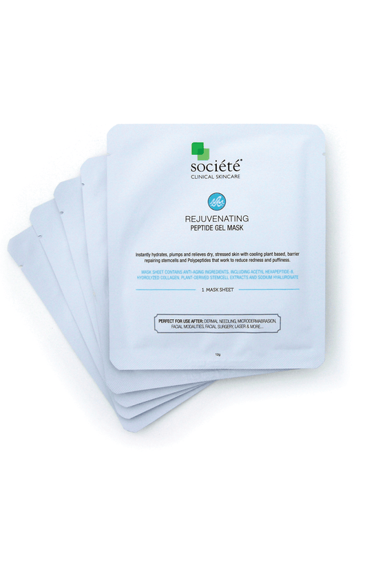 societe skincare Societe Rejuvenating Peptide Gel Sheet Mask (box of 5)