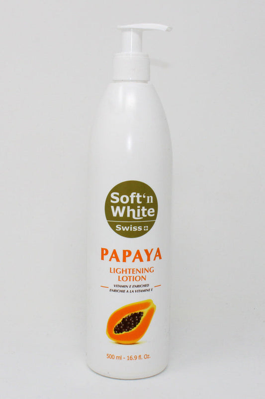 Soft N White Papaya Brightening Lotion - Elysee Star