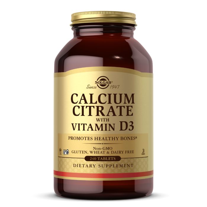 Solgar Calcium Citrate with Vitamin D3 Tablets 240
