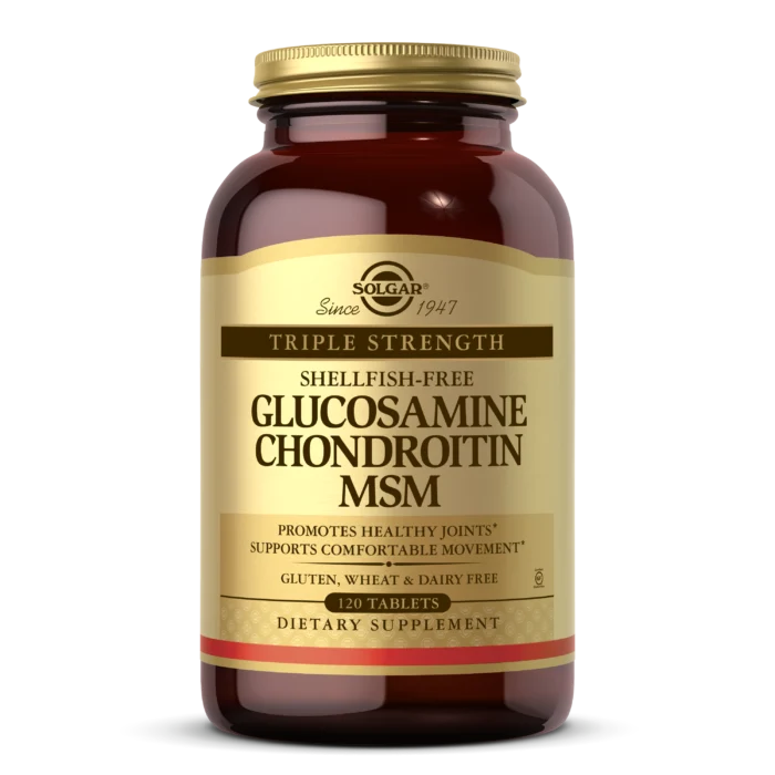 Solgar Glucosamine Chondroitin MSM  Triple Strenght Tablets 120